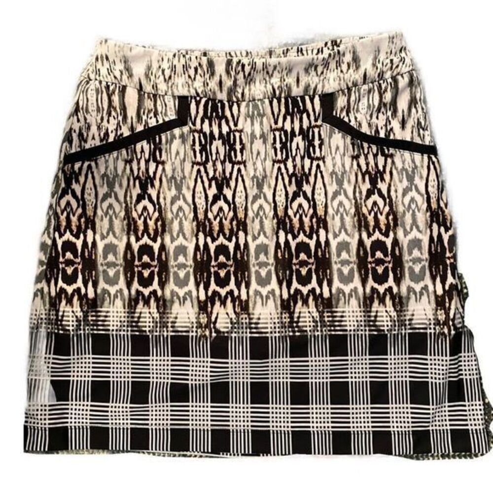 EP Pro New York Skort - XS brown ,black , gray , nylon spandex